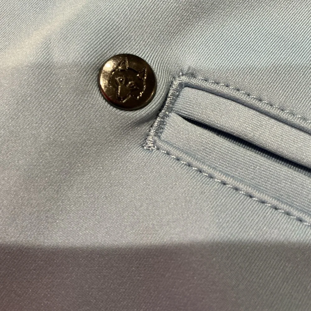 Greyson Light Blue Flat Front Shorts - Picture 5 of 8